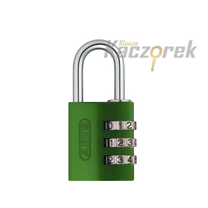 Kłódka Abus 476 - 724/30 - kłódka pałąkowa aluminiowa powlekana zielona- blister